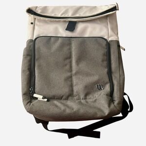 Wilson Cream and Brown Backpack
